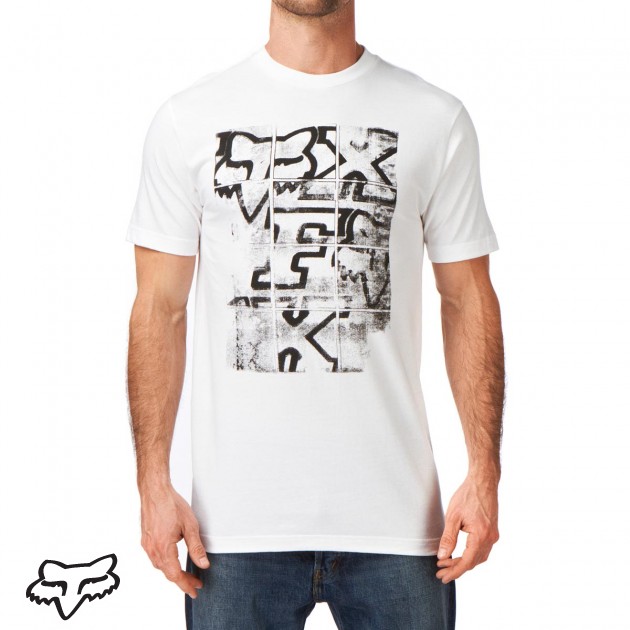 Mens Fox Problem Unsolved T-Shirt - White