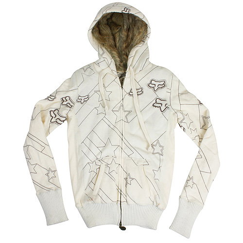 Ladies Fox Racing Future Star F/zip Hoody 575 Bone