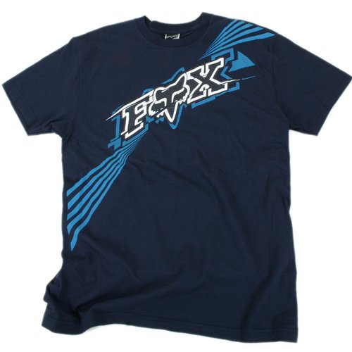 Mens Fox Racing Drifter Tee 007 Navy