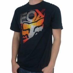 Mens Fox Racing Spliced Tee Navy
