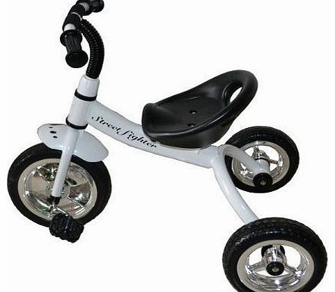 FoxHunter Kids Child Children Trike Tricycle 3 Wheeler Bike Steel Frame White New 2-5 Year