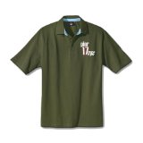 Jeantex Baytown Sailing Polo Shirt, Green, S