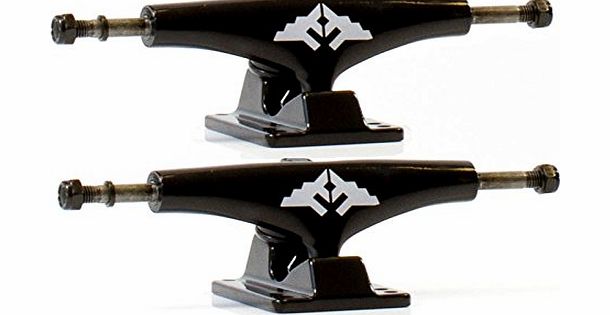 Fracture Low 5.0 Skateboard Trucks - Black