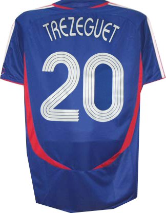 Adidas France home (Trezeguet 20) 06/07