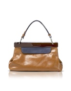 Francesco Biasia All in 1 - Two-tone Leather Clutch w/Strap