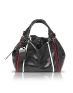 Francesco Biasia Breakaway - Small Black Calf Leather Double