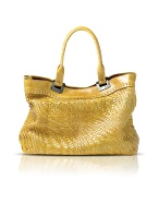 Francesco Biasia Freedom - Woven Calf Leather Large Tote Bag