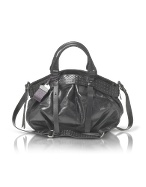 Francesco Biasia Jennifer - Studded Calf Leather Satchel Bag