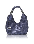 Francesco Biasia Miss Allie - Woven Calf Leather Shoulder Bag