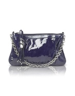 Francesco Biasia Pixie - Evening Patent Leather Clutch w/ Chain