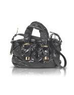 Francesco Biasia Princess - Black Quilted Satchel Bag