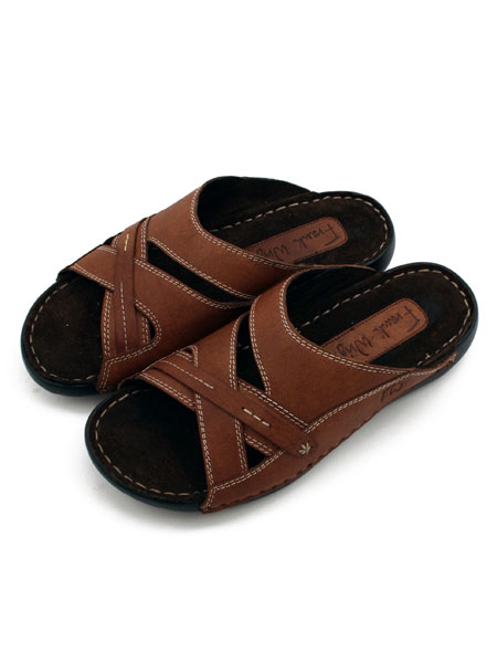 Frank Wright Brown Murphy Sandal