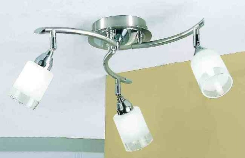 Campani silver ceiling light