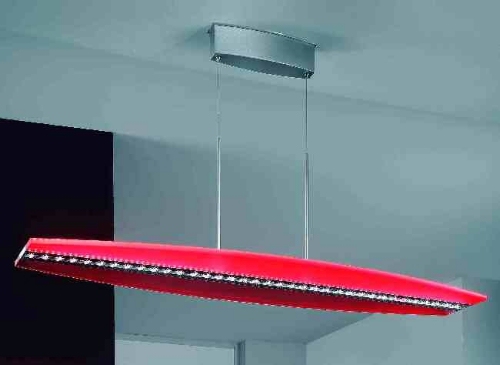 Crest LED suspended ceiling light.