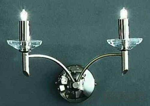 Franklite rhapsody chrome wall light