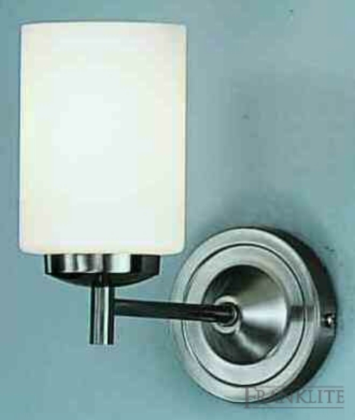 Trieste matt nickel wall light