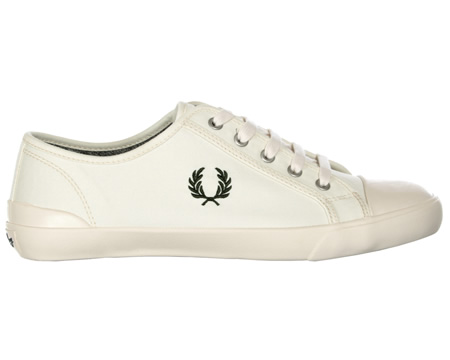 Beresford Ecru Canvas Trainers