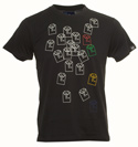 Black T-Shirt with Printed Design