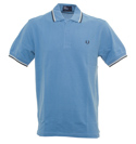 Blue Twin Tipped Polo Shirt