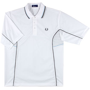 Classic Performance Polo Shirt- White- Medium