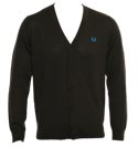 Dark Brown Button Fastening Cardigan