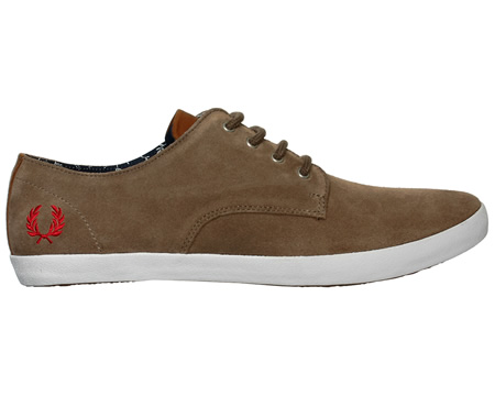 Foxx Suede Driftwood Trainer