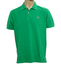 Green Pique Polo Shirt