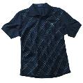 mens short-sleeved jacquard polo shirt