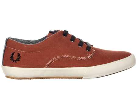 Morris Paprika Canvas Trainers