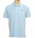 Sky Blue Pique Polo Shirt