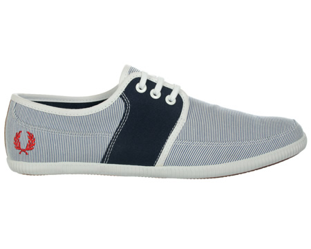 Tonic Fine Stripe White/Navy Canvas