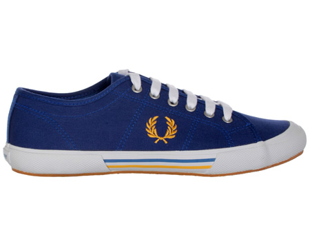 Vintage Tennis Pacific Blue Canvas