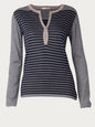 FREDA KNITWEAR GREY NAVY M FREDA-T-INDUS-KN039