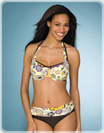 Free Flower Chic halterneck bikini