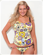 Free Flower Chic tankini