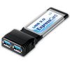 FREECOM USB 3.0 Express Card - 2 ports