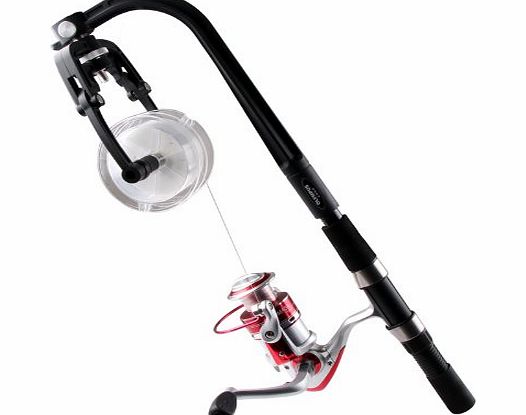 FreeFisher Fishing Line Reel Spool Spooler System Tackle Black