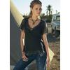 Freemans V-Neck Short Sleeve Blouse