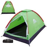 2 Man single Skinned Green Tent