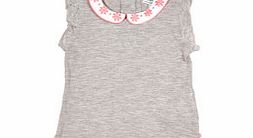 12-24mths grey cotton mix top