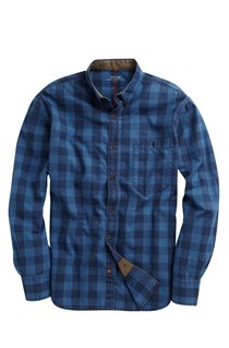 French Connection Caliper Indigo Check Shirt