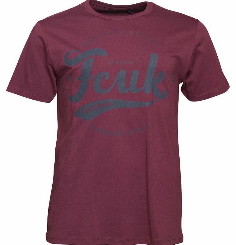 Mens Original T-Shirt Bordeaux