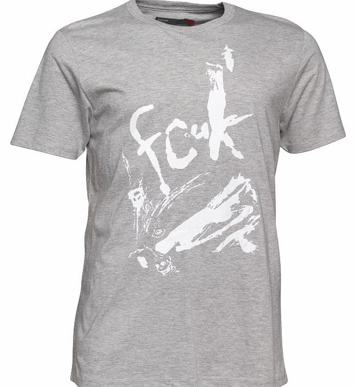 Mens Splat T-Shirt Grey