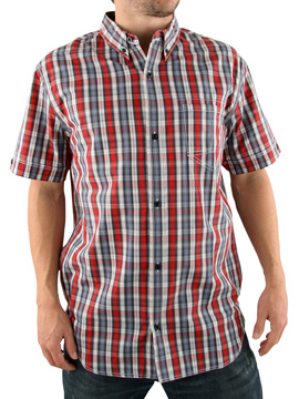 Red/Blue Post Check Shirt