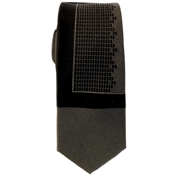 Rock Red Eye Silk Skinny Tie by