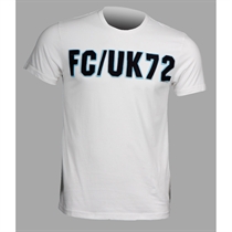 white t-shirt with flock logo