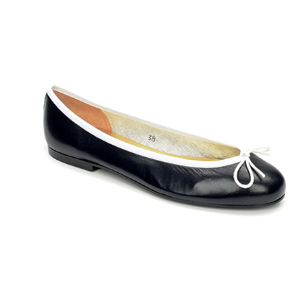 Henrietta High Navy Leather/White Trim