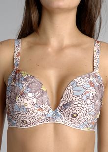 Freya Retro Groove underwire padded plunge bra