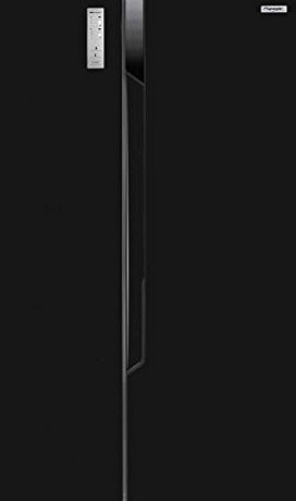Fridgemaster MS91518FFB Black Side-by-side American Fridge Freezer