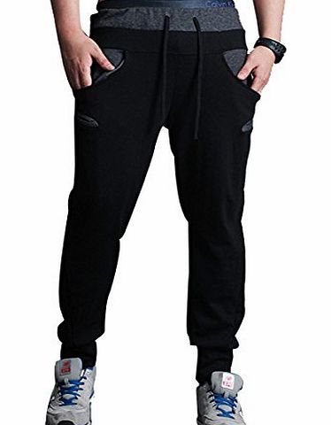 Froomer Mens Jogging Gym Pants Boys Skinny Haren Trousers Sweatpants Slacks